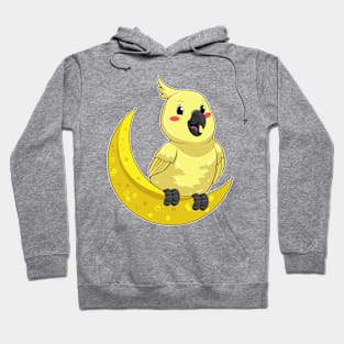 Parrot with Moon Hoodie